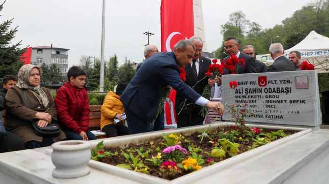 Şehitler Dualarla Yad Edildi