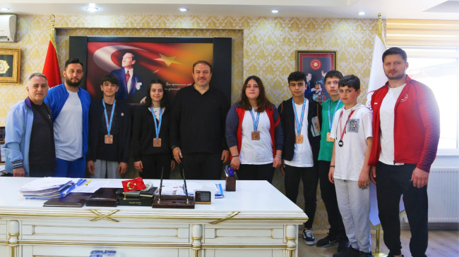 DERECE ELDE EDEN JUDOCULAR GENÇ’İ ZİYARET ETTİ