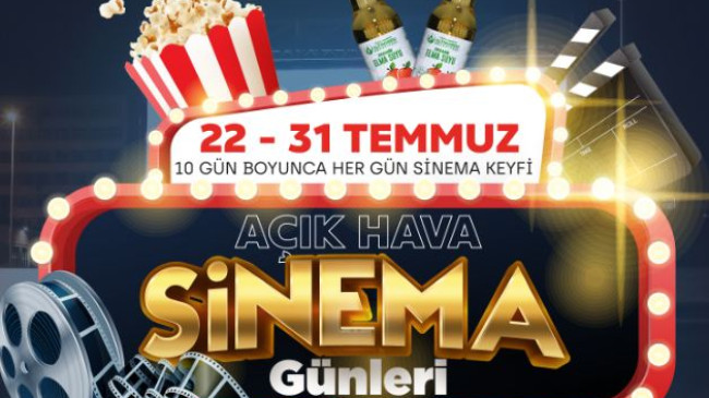 BEKLENEN “AÇIK HAVA SİNEMA GÜNLERİ” YENİDEN BAŞLIYOR”