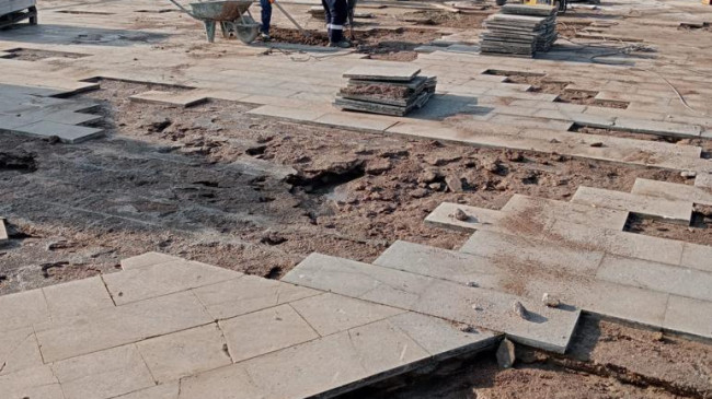 FIRTINANIN VERDİĞİ HASARLAR ONARILIYOR
