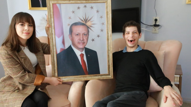 EN BÜYÜK HAYALİ CUMHURBAŞKANI ERDOĞAN İLE GÖRÜŞMEK