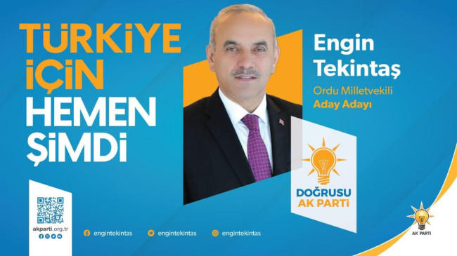 AK Parti Ordu Milletvekili Aday Adayı Engin Tekintaş…