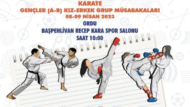 ORDU’DA OKULSPORLARI KARATE GRUP MÜSABAKALARI BAŞLIYOR