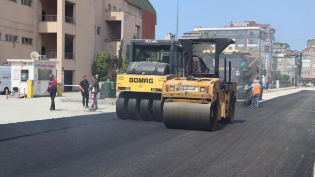 BÜYÜKŞEHİR’DEN ÜNYE’YE SICAK ASFALT