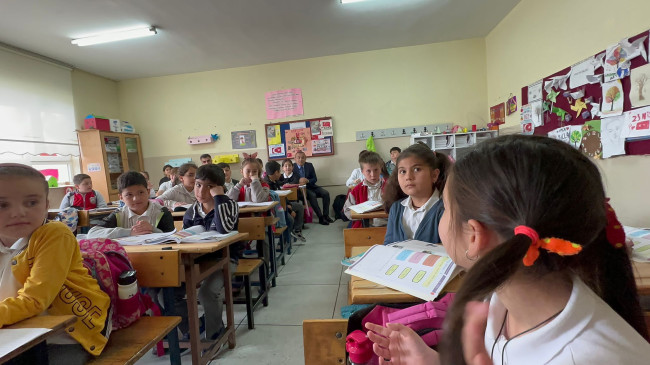 Vali Sonel, Fatma Mağden İlkokulu/Ortaokulu’nu Ziyaret Etti