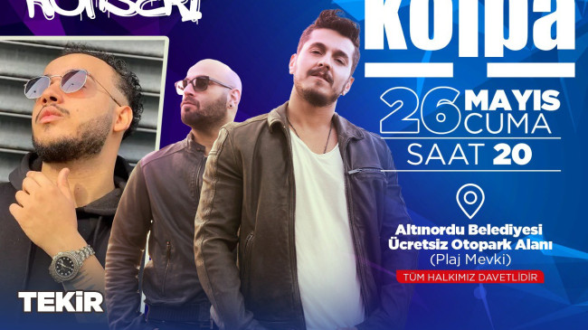 TEKİR ve KOLPA Ordu’da Konser Verecek!