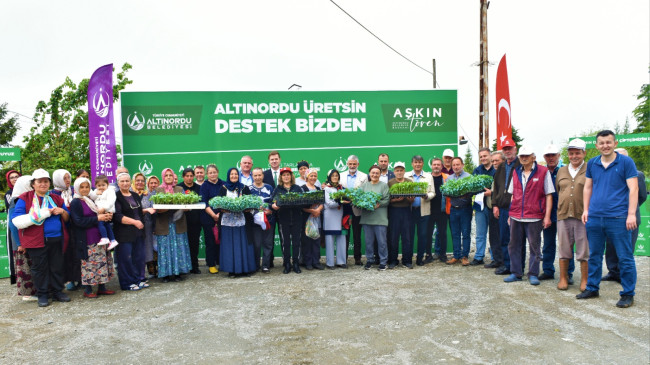 TÖREN “ALTINORDU ÜRETSİN DESTEK BİZDEN”