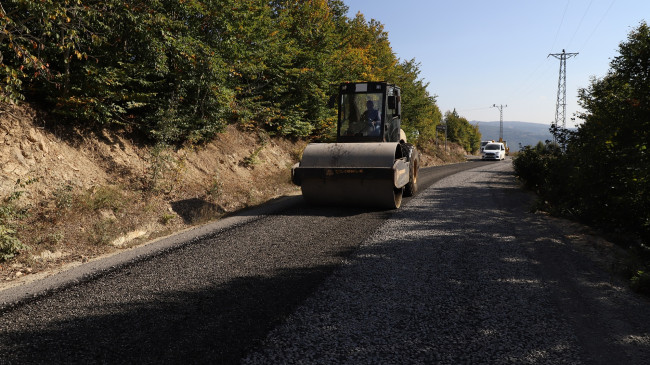 MESUDİYE GÜZELCE YOLU ASFALTLANIYOR