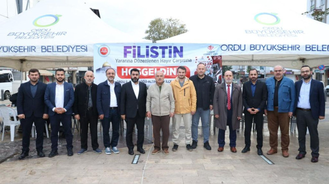 ORDU, FİLİSTİN’İN YANINDA