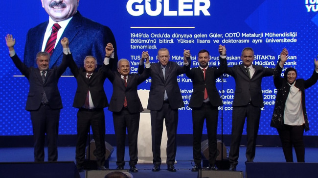 CUMHURBAŞKANI ERDOĞAN, BAŞKAN GÜLER İLE DEVAM DEDİ