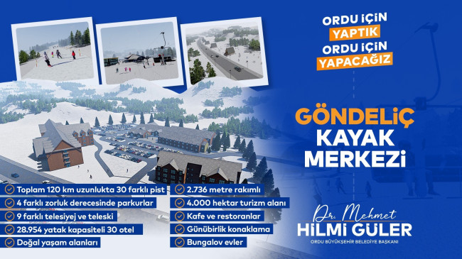 ORDU’NUN ZİRVESİNE KAYAK MERKEZİ