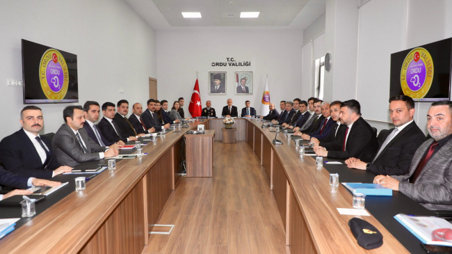 Vali Muammer Erol Başkanlığında Mayıs Ayı İl Güvenlik Asayiş ve Koordinasyon Toplantısı Yapıldı