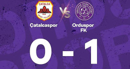 52 Orduspor Çatalcaspor’u 1-0 yendi