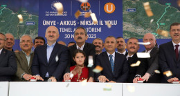 Ünye-Akkuş-Niksar Yolunun Temel Atma Töreni Yapıldı